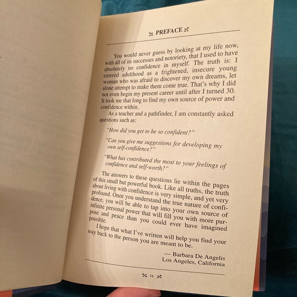 Confidence Advice Book Hardback Dr. Barbara de Angelis - Picture 5 of 8